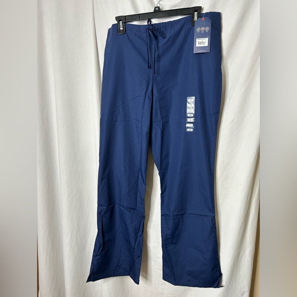 Cherokee Workwear Women's Medium set of 2 Modern Classic Scrub Pants Navy‎